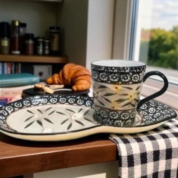 Temptations Old World Mug and Dessert Set - Picture 1 of 7